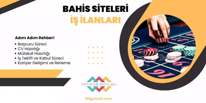 bahis siteleri iş ilanları